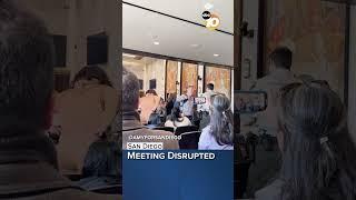 San Diego County Board of Supervisors meeting disrupted #news #sandiego #abc10news