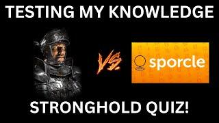 Jefflenious vs. Stronghold QUIZ