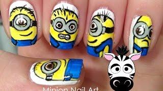 Minion Nail Art Tutorial by HotPinkZebraPolish