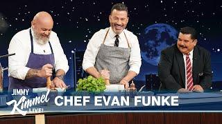 Chef Evan Funke Makes Trofie al Pesto Genovese with Jimmy Kimmel & Guillermo