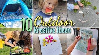 10 Outdoor Ideen / Kinder beschäftigen - Hacks & Tipps - Nähtinchen