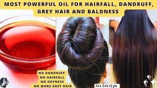 Hair Fall and Hair Thinning Best Home Remedy | Silky Smooth Hair | Ratanjot Oil Extreme Hair Growth