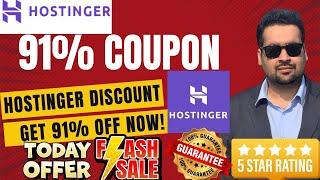 Hostinger Hosting Discount 2024  91% Coupon Code [Special Discount Link]