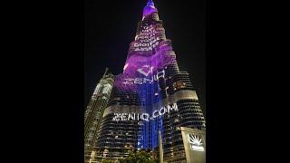 ZENIQ LAUNCH SHOW BURJ KHALIFA DUBAI  21 09 2021