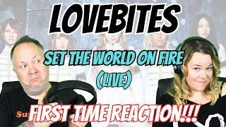 'SO FAST!!'  Our FIRST TIME Reaction to Lovebites - Set The World on Fire