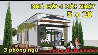 #61 NHÀ CẤP BỐN 5x20 - 3 phòng ngủ - LH: 09.888.476.74