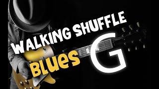 Blues Backing Track Jam - Ice B.- Walking Shuffle Blues  in G