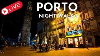  PORTO Portugal LIVE: Porto Night Walk