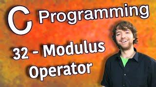 C Programming Tutorial 32 - Modulus Operator