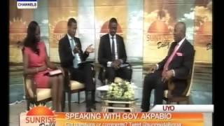 Gov. Godswill Akpabio On Sunrise Daily Pt.1