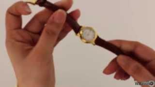 WatchO.co.uk - Citizen Ladies Eco-Drive Brown Leather Strap Watch EW1272-01A | Unboxing & Close Look