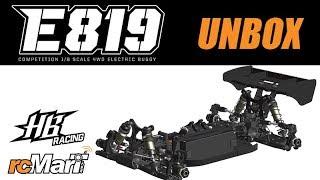 HB Racing E819 1/8 4WD Competition Offroad Buggy Kit EP Unbox! #HB204480