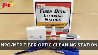 MPO/MTP Fiber Optic Cleaning Station