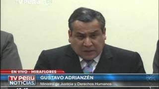 Gustavo Adrianzén renunció al cargo de ministro de Justicia