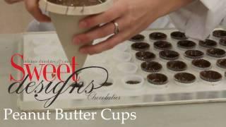 Making Peanut Butter Cups - Sweet Designs Chocolatier