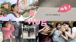 VLOGDaily life story of going for an open run at a cherry blossom spot, making cod roe pot rice...