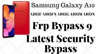 Samsung A10 Frp Bypass 9.0 | SM-A105F Frp 9.0 Google Lock Bypass |