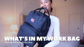What's in my Work Bag | Matein Lunch Backpack Review