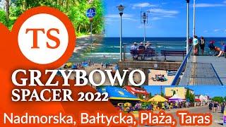 Grzybowo - Wakacje i Spacer 2022 - Atrakcje, Plaża, Nadmorska, Bałtycka