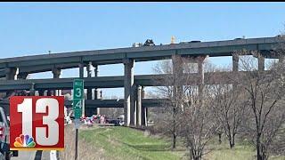 Man dies after going off 90 overpass down to 787