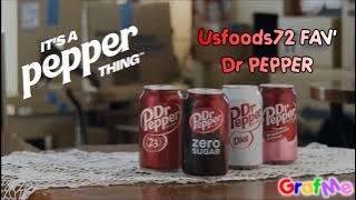 Dr PEPPER Zero Sugar - Usfoods72 USA.