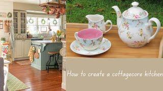 How to create a COTTAGECORE kitchen