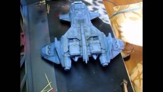 Painting an Ultramarine StormEagle part 1 *base coat and pre shading*