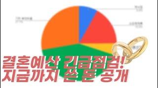 결혼 6개월전, 지금까지 쓴돈과 총예산 잡기