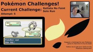 Rattata Solo Run Death Reel - Pokémon Challenges Stream Highlights