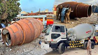 How to Make Concrete Mixer Truck || Manufacturing Process Of Concrete Mixer Truck Machine || Part 2