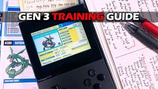 How to Train a Pokemon in Gen 3 FrLgRSE // IV Breeding, EV Training, Natures