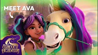 AVA & LEAF  | Unicorn Academy Meet the Riders | Cartoons for Kids