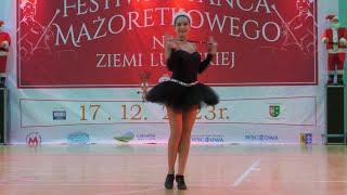 Finezja - Wschowa / solo baton  mazoretki / Mikołajkowy Festiwal Wschowa 2023