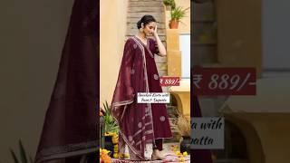 Anarkali Kurta with Pant & Dupatta #short #dress #anarkalikurta #fashion #youtube #wedding #yt