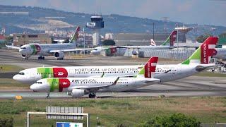 2 HOURS Watching Airplanes - Lisbon Airport Plane Spotting