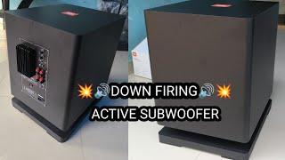 Down firing active subwoofer