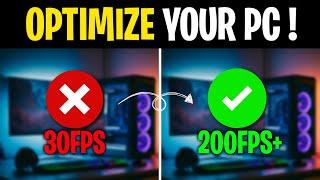 Optimize Your PC For (GAMING & EDITING) - Best PC Optimization (2024)