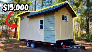 HOW I BUILT A TINY HOUSE - DIY FULL EXTERIOR BUILD