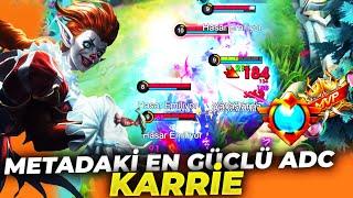 METADAKİ EN GÜÇLÜ ADC Karrie MİSİLLEME GERÇEK HASAR BUİLD | Mobile Legends