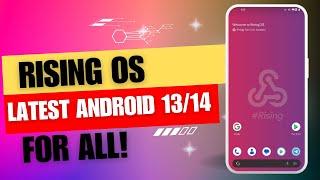 How to Install RisingOS Rom in Android || Latest Android 13-14