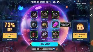 Free Fire New Change Your Fate Event I Got All Rare Items In 77% Off||MJ5GAMING[HINDI]