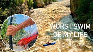 Kayaking Class V Whitewater in Maine- West Branch Penobscot River Run