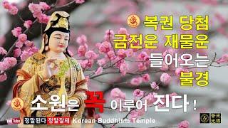 【소원성취기도/KoreanBuddhismTemple】복권당첨 금전운 재물운 들어오는 불경(GwangDeokTemple)행운 행복 재복 만사형통 소원성취 복권 당첨 一切唯心造