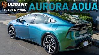 ULTRAFIT Color Shift PPF XP AURORA AQUA ft. Toyota Prius