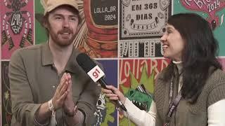 Entrevista com Hozier e fãs no Jornal Nacional 23.03.2024