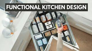 Functional Kitchen Design to Maximize Storage and Efficiency