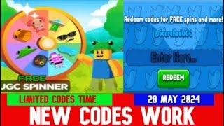 *NEW UPDATE CODES* [NEW ITEM!] FREE UGC SPINNER! ROBLOX | ALL CODES | 05/29 2024