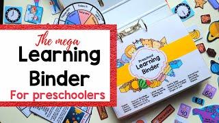 The Ultimate Preschool Learning Binder | Preschool Busy Book