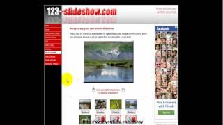 How to create a flash slideshow online - Video Tutorial
