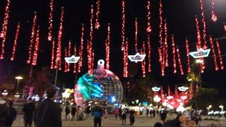 Moll De La Fusta ,Barcelona Spain/ Christmas Decoration 2021